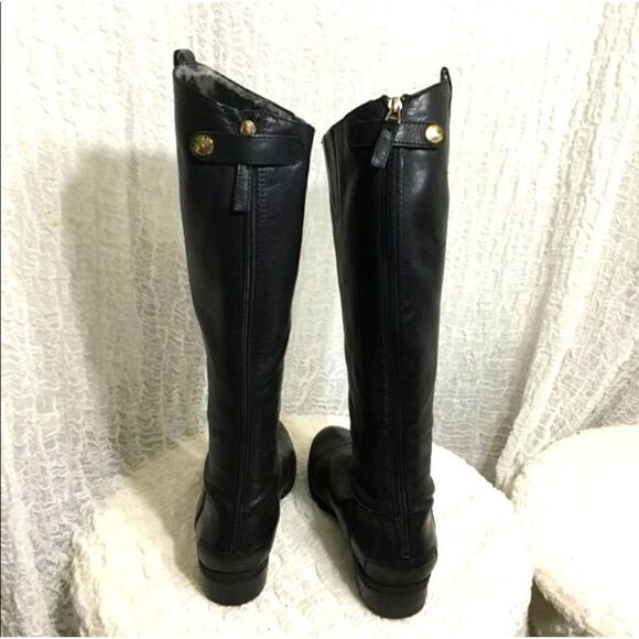 Sam Eldeman Penny Leather Tall Riding Boots Size 9.5M - Picture 3 of 12
